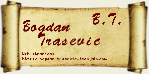 Bogdan Trašević vizit kartica
